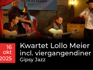 Kwartet Lollo Meier - Incl. viergangendiner - ticket